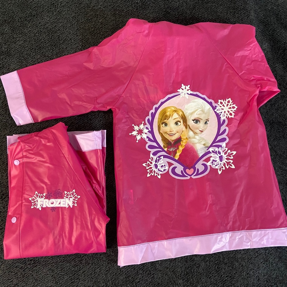 Girls Disney Frozen Rain Jackets